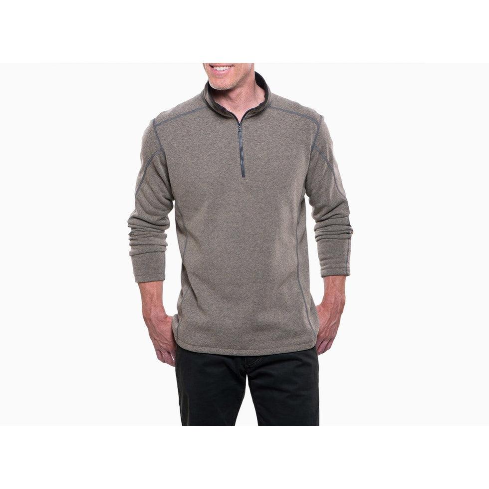 Men's Revel™ 1/4 Zip Sweater-Men's - Clothing - Tops-Kuhl-Oatmeal-M-Appalachian Outfitters