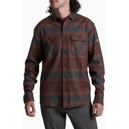 Kuhl Men's Rydr Flannel Long Sleeve-Men's - Clothing - Tops-Kuhl-Red Onyx-M-Appalachian Outfitters