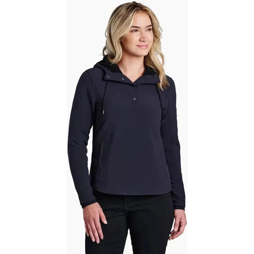 Kuhl Women's Aero Fleece Pullover-Women's - Clothing - Tops-Kuhl-Blackout-S-Appalachian Outfitters