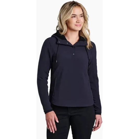 Kuhl Women's Aero Fleece Pullover-Women's - Clothing - Tops-Kuhl-Blackout-S-Appalachian Outfitters
