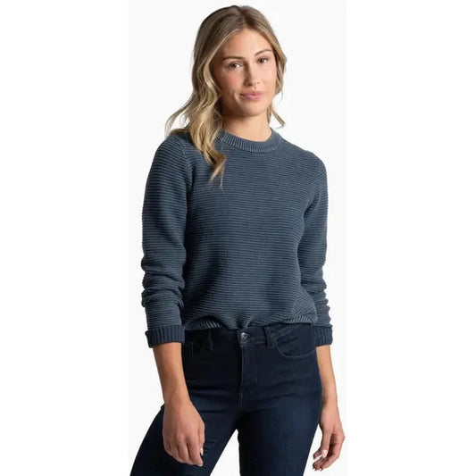 Kuhl Women's Sofie Sweater-Women's - Clothing - Tops-Kuhl-Metal Blue-S-Appalachian Outfitters
