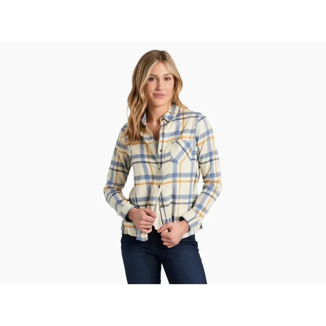 Kuhl Men's Trailside Long Sleeve-Women's - Clothing - Tops-Kuhl-Blue Cove-S-Appalachian Outfitters