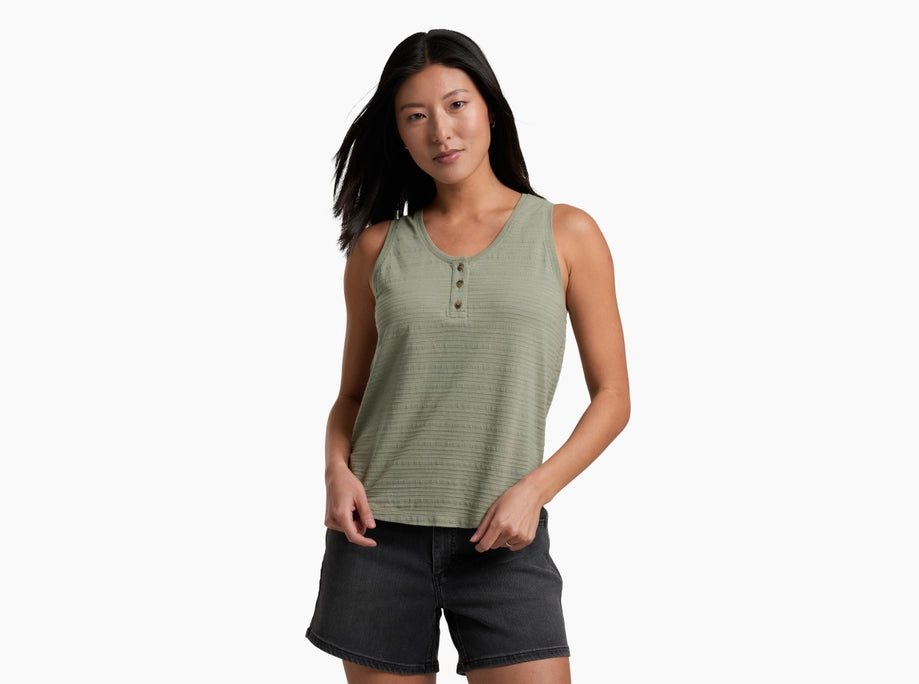 Kuhl Women's Willa Henley Tank-Women's - Clothing - Tops-Kuhl-Slate Green-XS-Appalachian Outfitters