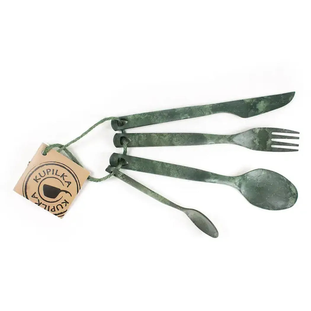 Kupilka Cutlery Set-Camping - Cooking - Dishware-Sport Hansa-Green-Appalachian Outfitters