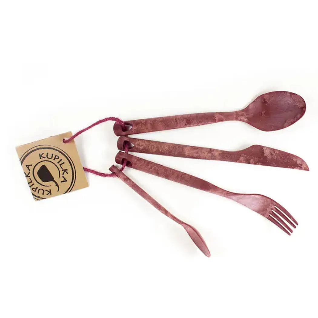 Kupilka Cutlery Set-Camping - Cooking - Dishware-Sport Hansa-Red-Appalachian Outfitters