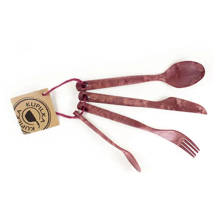 Kupilka Cutlery Set-Camping - Cooking - Dishware-Sport Hansa-Red-Appalachian Outfitters