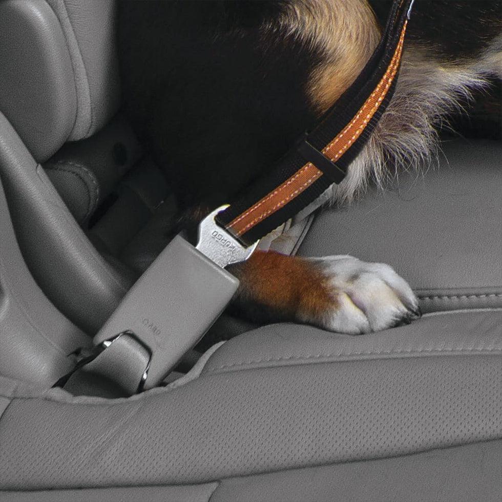 Kurgo Direct to Seatbelt Swivel Tether Orange Outdoor Dogs
