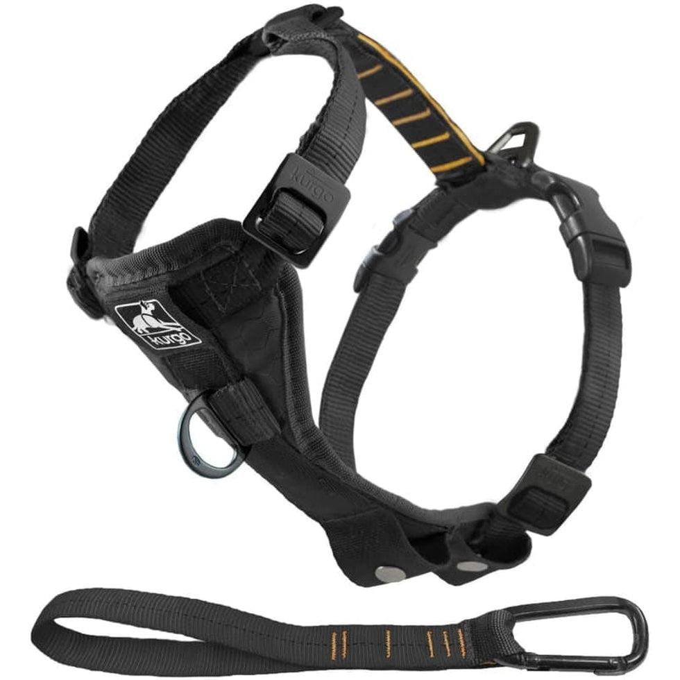 Kurgo Tfs Harness-enhanced Strength Black / L Outdoor Dogs