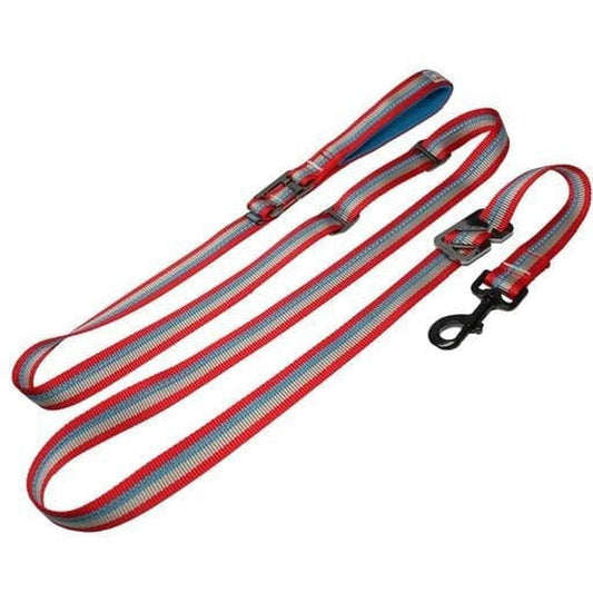 Kurgo Walk About no Pull Leash Charcoal/Chilli Outdoor Dogs