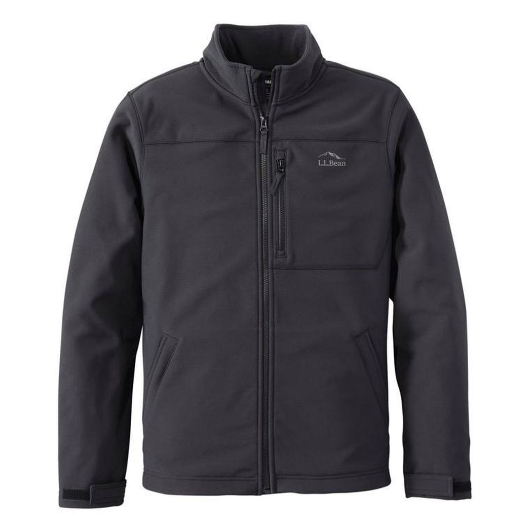 L.L.Bean Sample - Men's Bean Windproof Softshell-Men's - Clothing - Jackets & Vests-L.L.Bean-Black-M-Appalachian Outfitters