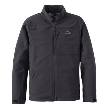 L.L.Bean Sample - Men's Bean Windproof Softshell-Men's - Clothing - Jackets & Vests-L.L.Bean-Black-M-Appalachian Outfitters