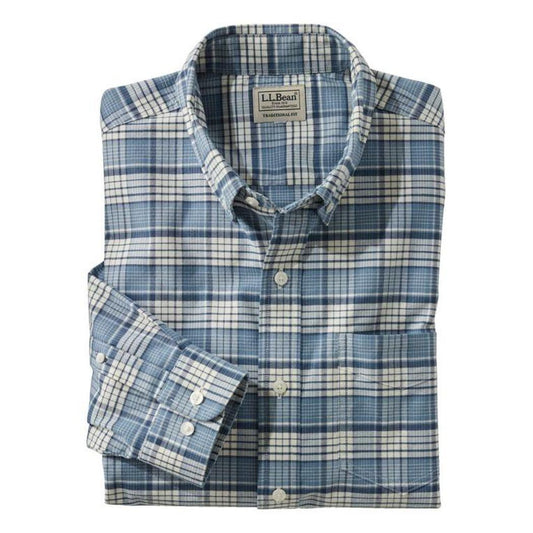L.L.Bean Sample - Men's Comfort Stretch Oxford LS Shirt-Men's - Clothing - Tops-L.L.Bean-Appalachian Outfitters
