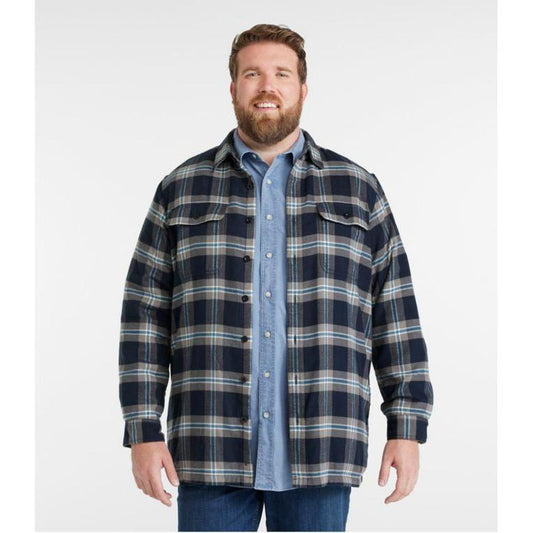 L.L.Bean Sample - Men's Fleece Lined Flannel Shirt-Men's - Clothing - Tops-L.L.Bean-Appalachian Outfitters