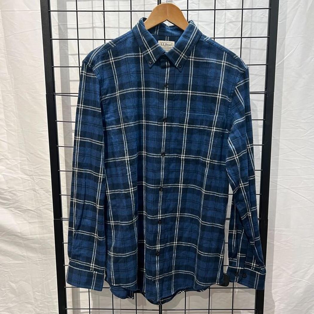 L.L.Bean Sample - Men's Scotch Plaid-Men's - Clothing - Tops-L.L.Bean-Swan-M-Appalachian Outfitters
