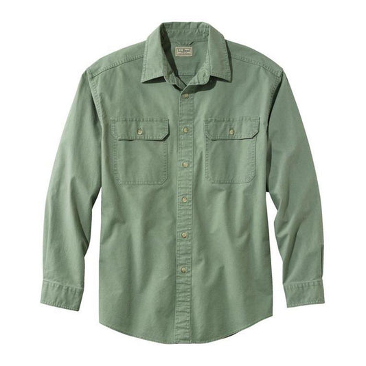 L.L.Bean Sample - Men's Sunwashed Canvas Shirt-Men's - Clothing - Tops-L.L.Bean-Appalachian Outfitters