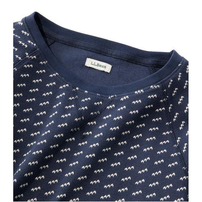 L.L.Bean Sample - Women's Unshrinkable Mini Waffle Crew Print-Women's - Clothing - Tops-L.L.Bean-Appalachian Outfitters