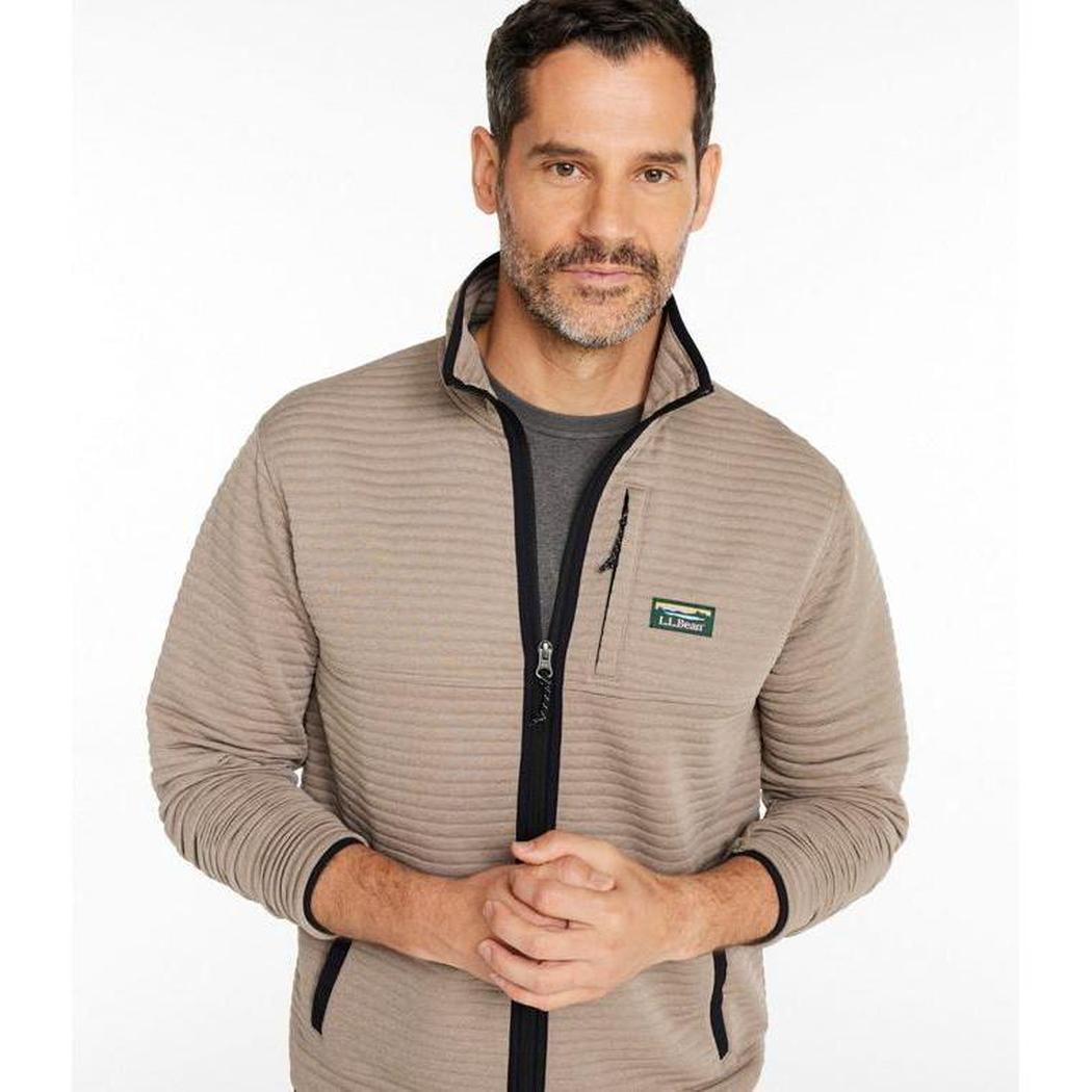 L.L.Bean Men's Airlight Knit Full Zip-Women's - Clothing - Tops-L.L.Bean-Putty-M-Appalachian Outfitters