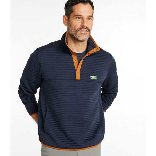 L.L.Bean Men's Airlight Knit Pullover-Men's - Clothing - Tops-L.L.Bean-Navy-M-Appalachian Outfitters