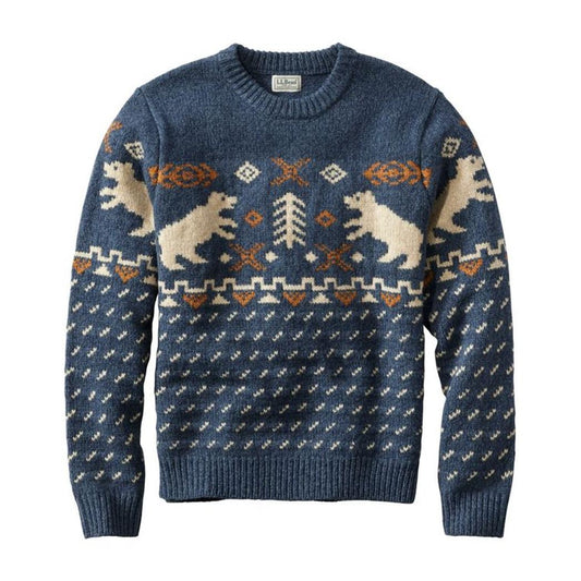 L.L.Bean Men's Bean's Classic Ragg Wool Crewneck Sweater-Men's - Clothing - Tops-L.L.Bean-Appalachian Outfitters