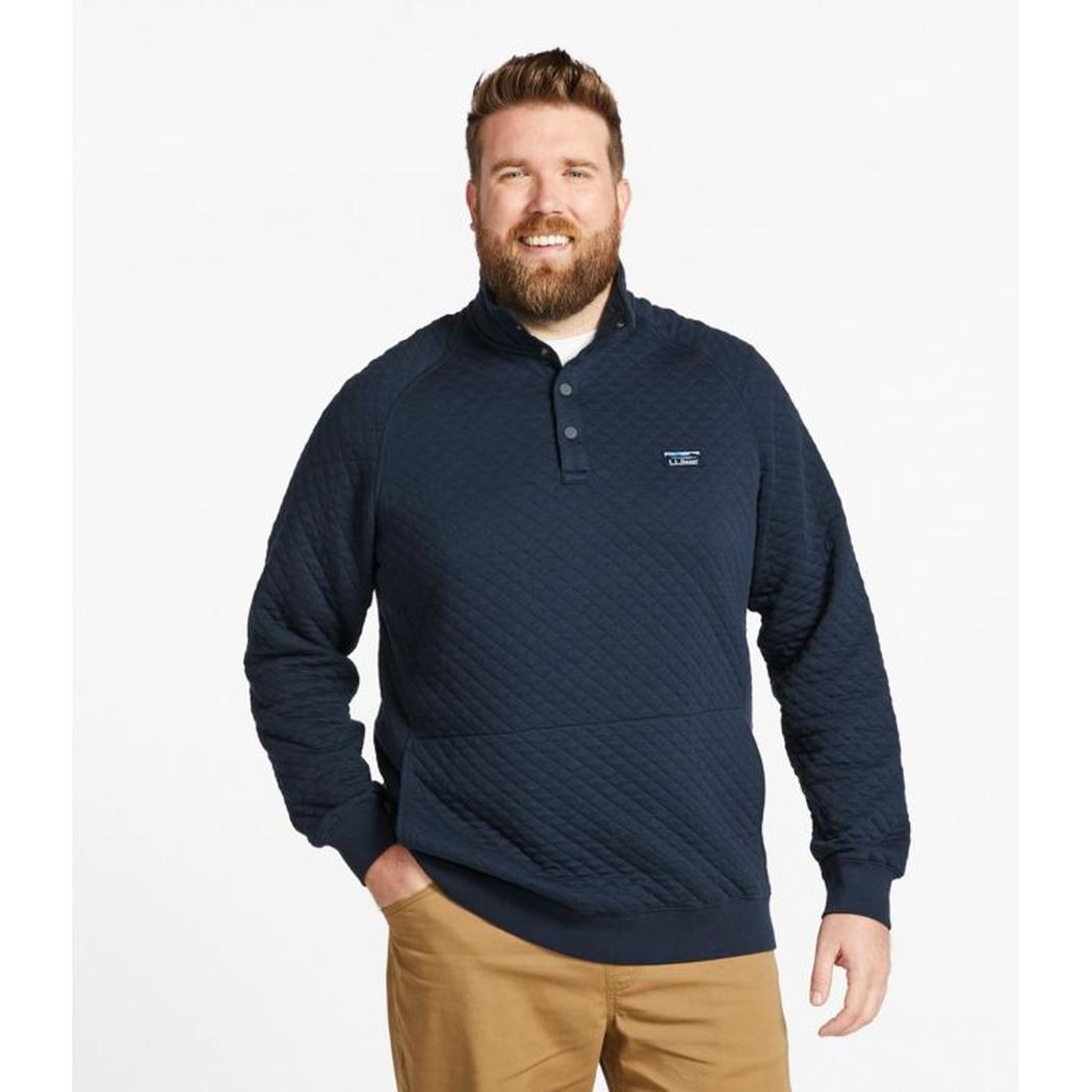 L.L.Bean Men's Bean's Quilted Sweatshirt-Men's - Clothing - Tops-L.L.Bean-Appalachian Outfitters