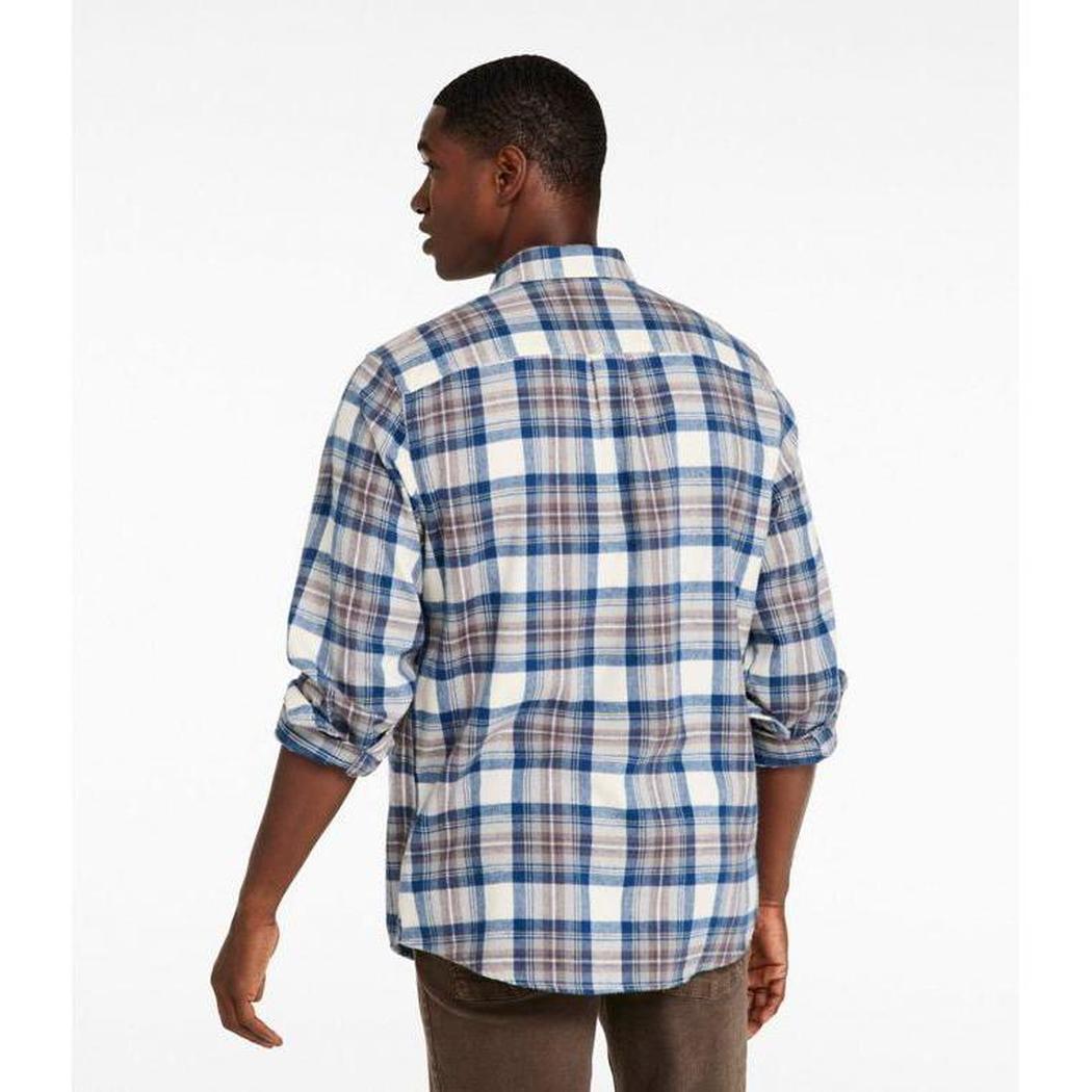 L.L.Bean Men's Long Sleeve Scotch Plaid Flannel Shirt-Men's - Clothing - Tops-L.L.Bean-Appalachian Outfitters