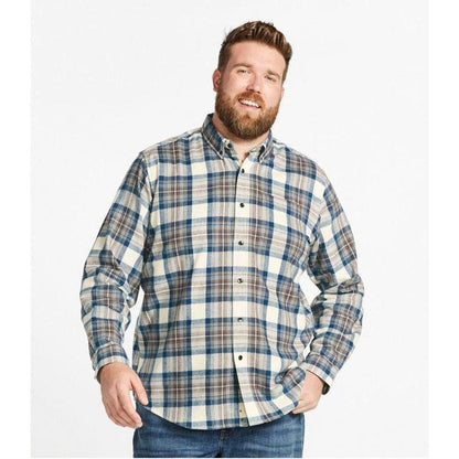 L.L.Bean Men's Long Sleeve Scotch Plaid Flannel Shirt-Men's - Clothing - Tops-L.L.Bean-Appalachian Outfitters