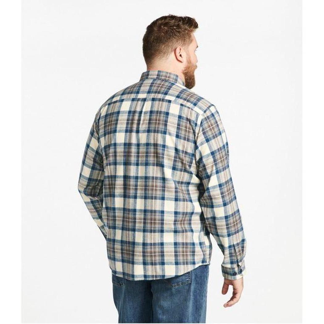 L.L.Bean Men's Long Sleeve Scotch Plaid Flannel Shirt-Men's - Clothing - Tops-L.L.Bean-Appalachian Outfitters