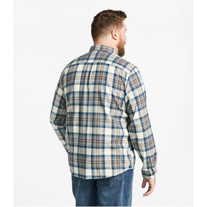 L.L.Bean Men's Long Sleeve Scotch Plaid Flannel Shirt-Men's - Clothing - Tops-L.L.Bean-Appalachian Outfitters