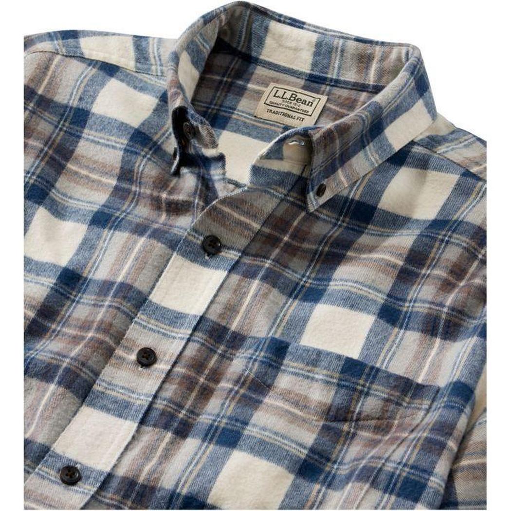 L.L.Bean Men's Long Sleeve Scotch Plaid Flannel Shirt-Men's - Clothing - Tops-L.L.Bean-Appalachian Outfitters