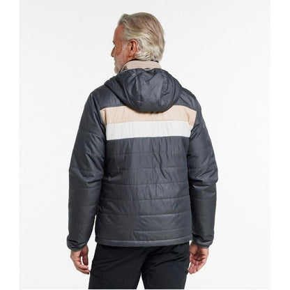 L.L.Bean Men's Mountain Classic Colorblock Puffer Hooded Jacket-Men's - Clothing - Jackets & Vests-L.L.Bean-Appalachian Outfitters