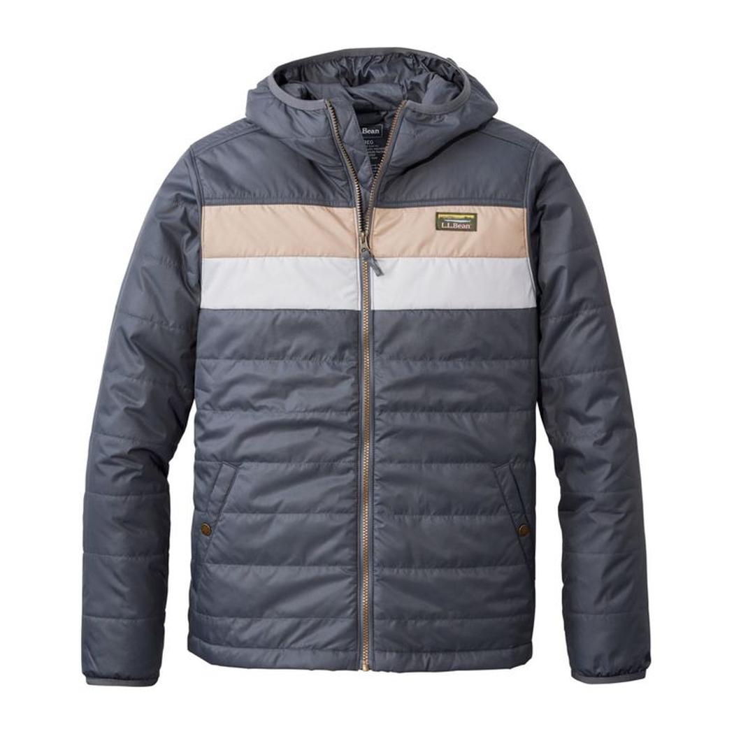 L.L.Bean Men's Mountain Classic Colorblock Puffer Hooded Jacket-Men's - Clothing - Jackets & Vests-L.L.Bean-Appalachian Outfitters