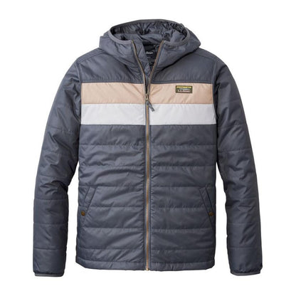 L.L.Bean Men's Mountain Classic Colorblock Puffer Hooded Jacket-Men's - Clothing - Jackets & Vests-L.L.Bean-Appalachian Outfitters