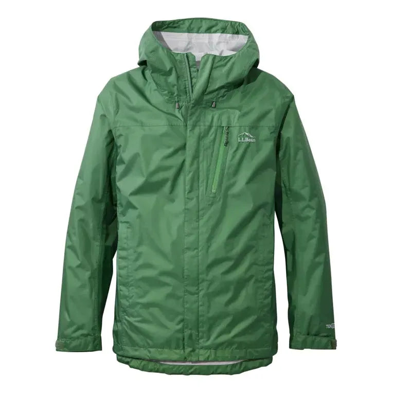 L.L.Bean Men's Trail Model Rain Jacket-Men's - Clothing - Jackets & Vests-L.L.Bean-Everngreen-M-Appalachian Outfitters