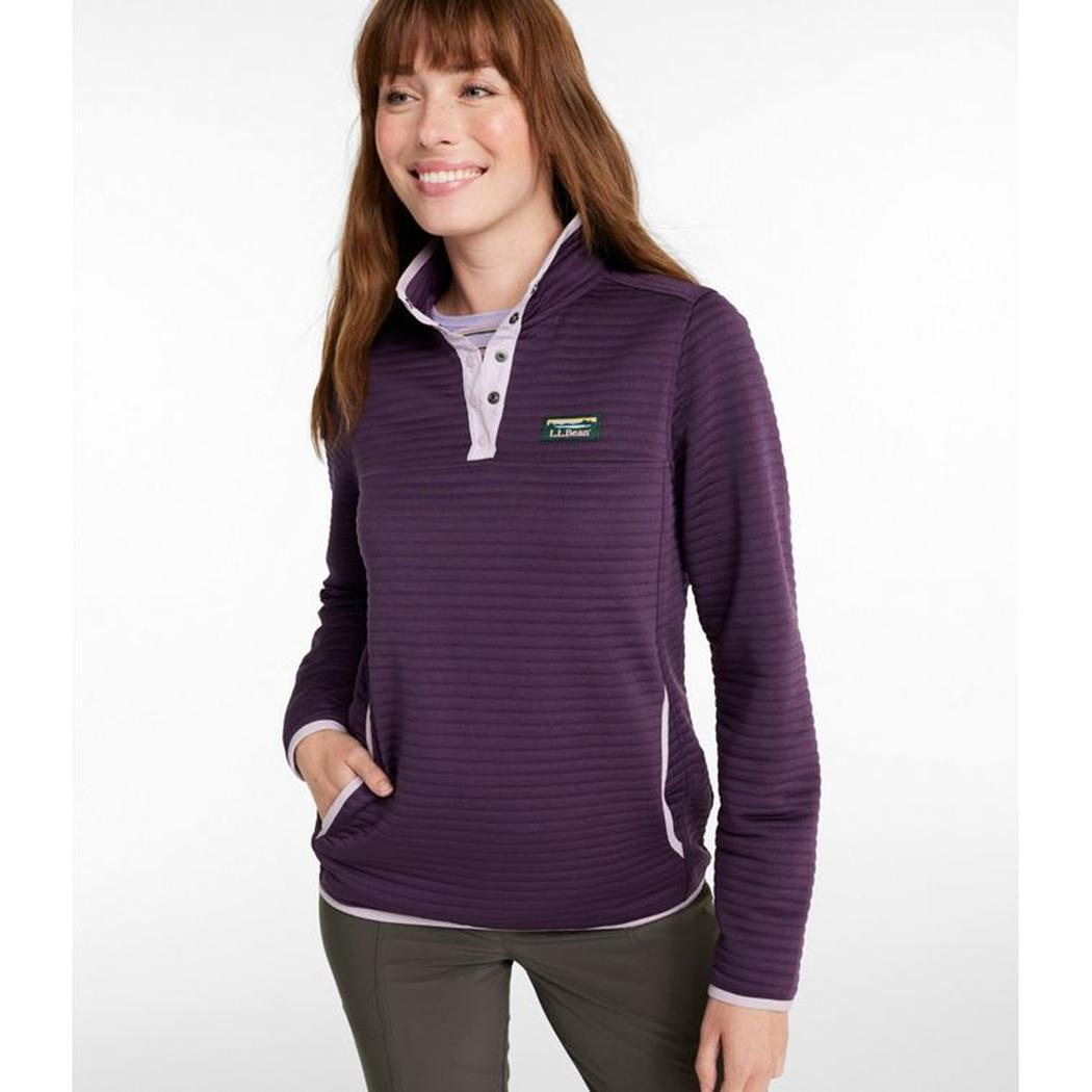 L.L.Bean Women's Airlight Knit Pullover-Women's - Clothing - Tops-L.L.Bean-Eggplant Heather-S-Appalachian Outfitters