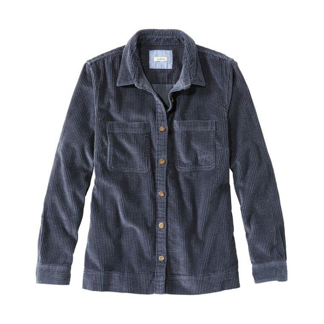 L.L.Bean Women's Comfort Corduroy Relaxed Shirt Long Sleeve-Women's - Clothing - Jackets & Vests-L.L.Bean-Appalachian Outfitters