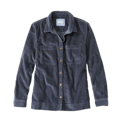 L.L.Bean Women's Comfort Corduroy Relaxed Shirt Long Sleeve-Women's - Clothing - Jackets & Vests-L.L.Bean-Appalachian Outfitters