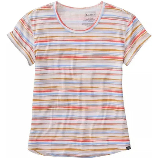 L.L.Bean Women's Everyday SunSmart Lifestyle Tee, Short-Sleeve Print-Women's - Clothing - Tops-L.L.Bean-Appalachian Outfitters