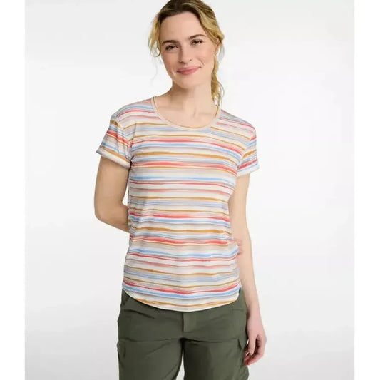 L.L.Bean Women's Everyday SunSmart Lifestyle Tee, Short-Sleeve Print-Women's - Clothing - Tops-L.L.Bean-Appalachian Outfitters