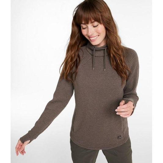 L.L.Bean Women's Ridgeknit Crossneck Pullover-Women's - Clothing - Tops-L.L.Bean-Dark Cinder-S-Appalachian Outfitters