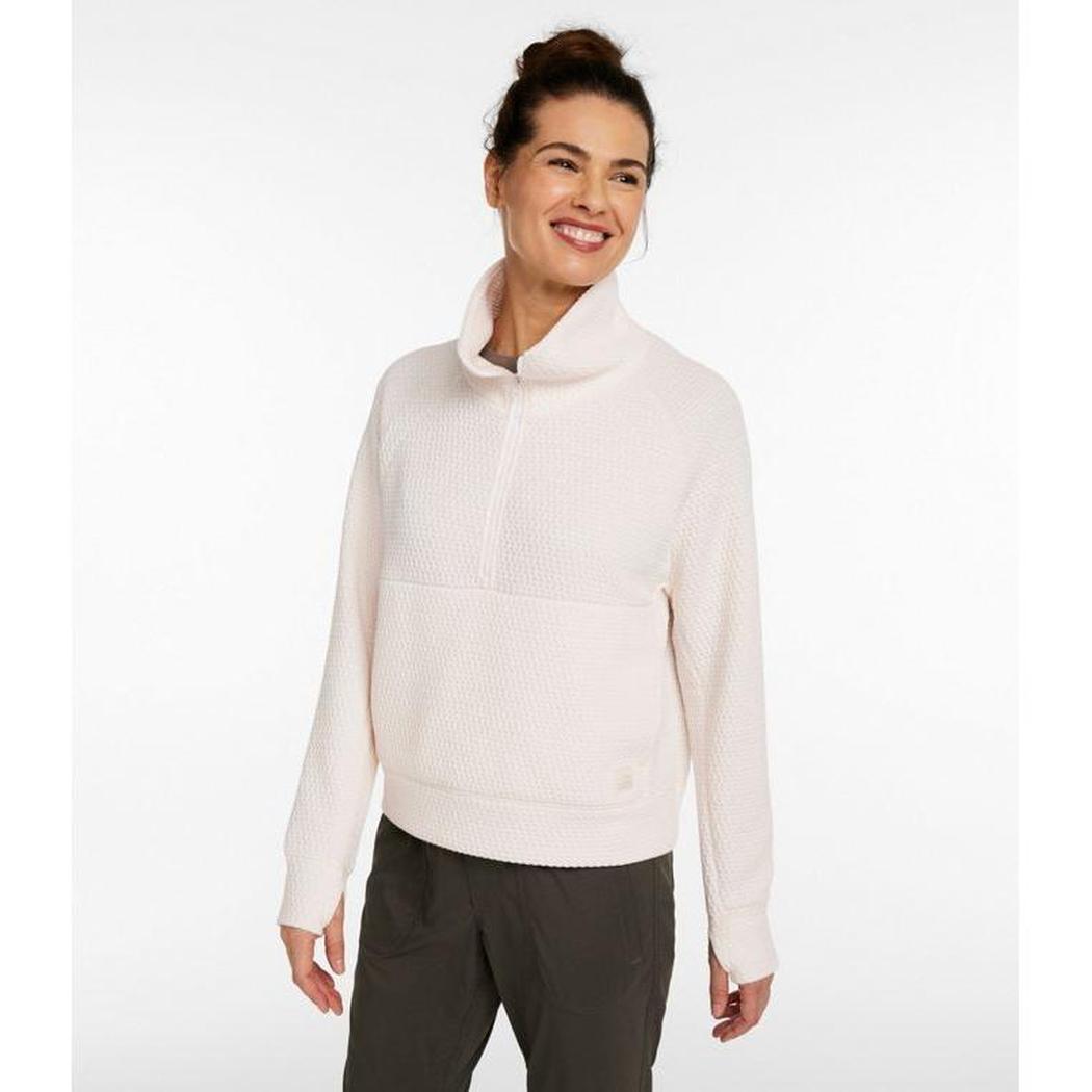 L.L.Bean Women's Ridgeknit Half-Zip Pullover-Women's - Clothing - Tops-L.L.Bean-Sailcloth-S-Appalachian Outfitters