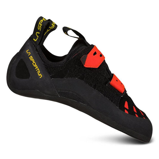 Tarantula-Climbing - Climbing Shoes - Men's-La Sportiva-Black/Poppy-40-Appalachian Outfitters