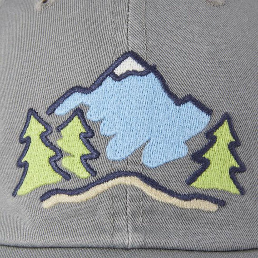 Life is Good Adult Unisex Get Out Mountain Chill Cap-Accessories - Hats - Unisex-Life is Good-Slate Gray-Appalachian Outfitters