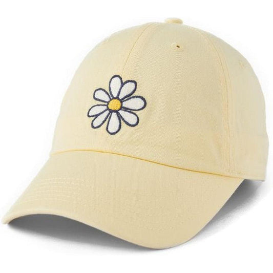 Life is Good Adult Unisex LIG Daisy Chill Cap-Accessories - Hats - Unisex-Life is Good-Sandy Yellow-Appalachian Outfitters