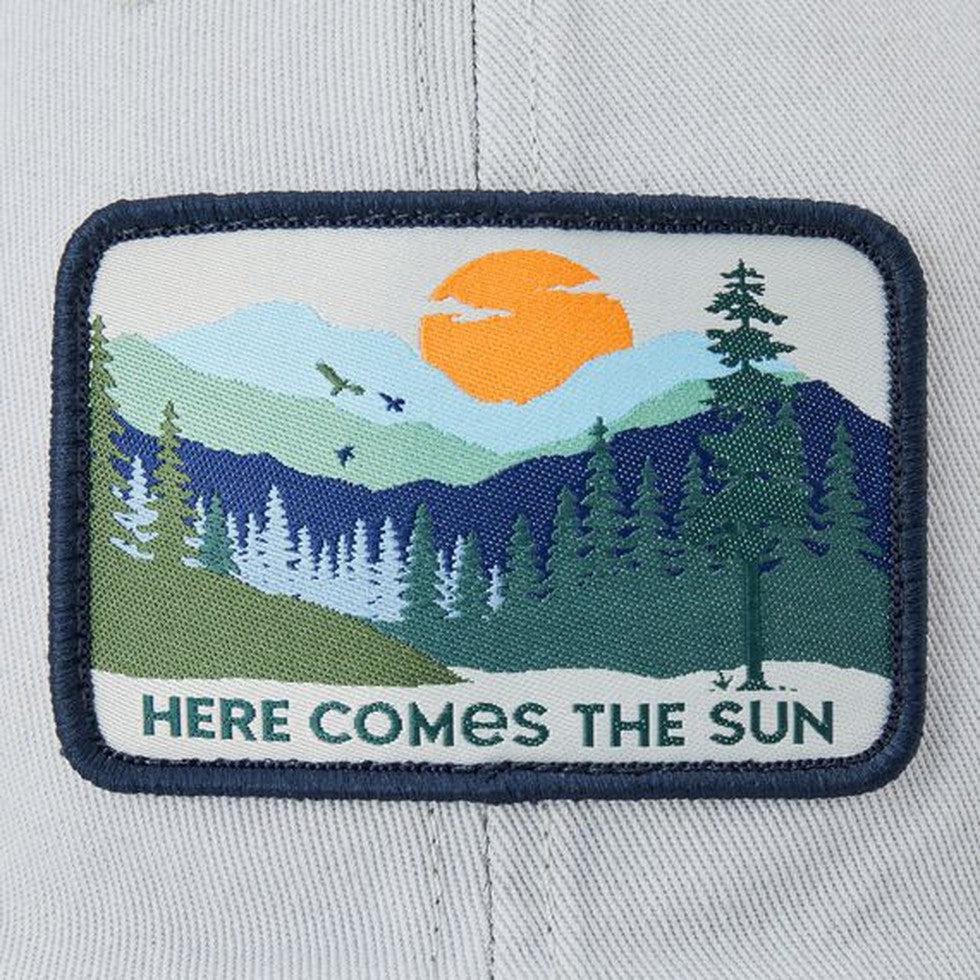 Life is Good Here Comes the Sun Evergreens Soft Mesh-Accessories - Hats - Unisex-Life is Good-Appalachian Outfitters