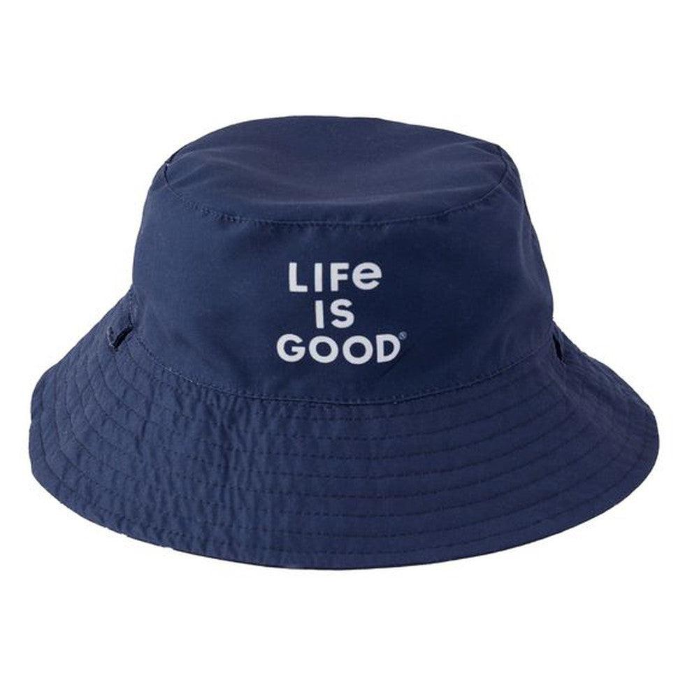 Life is Good Kid's Camp LIG Pattern Made in the Shade Bucket Hat-Accessories - Hats - Kids-Life is Good-18M/3Y-Appalachian Outfitters