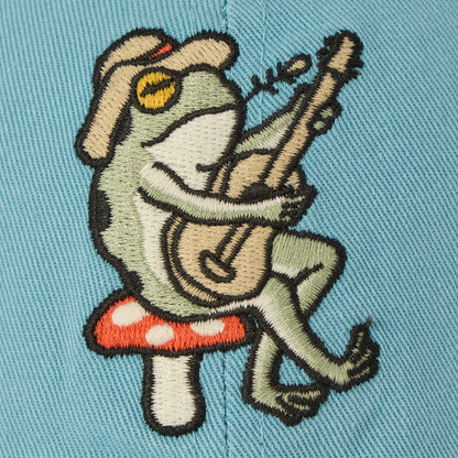 Life is Good Kids Guitar Frog Kids Chill Cap-Accessories - Hats - Kids-Life is Good-Appalachian Outfitters