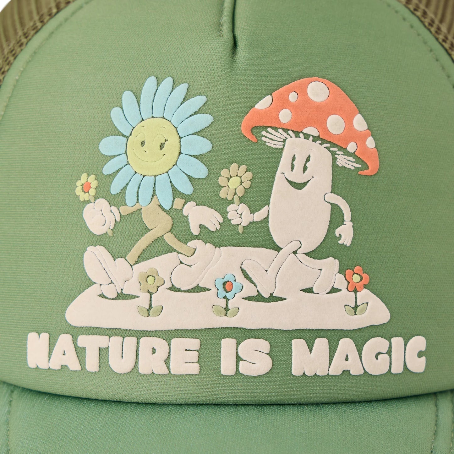Life is Good Kids Nature is Magic Friends Kids Trucker-Accessories - Hats - Kids-Life is Good-Appalachian Outfitters