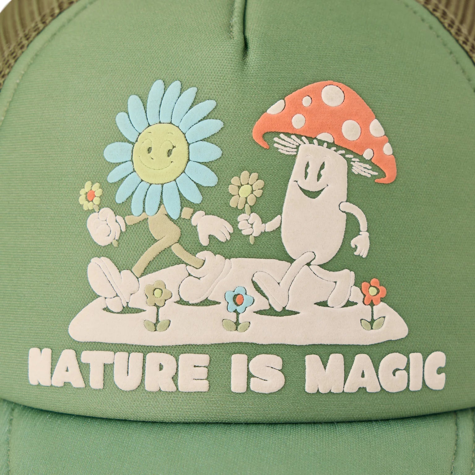Life is Good Kids Nature is Magic Friends Kids Trucker-Accessories - Hats - Kids-Life is Good-Appalachian Outfitters