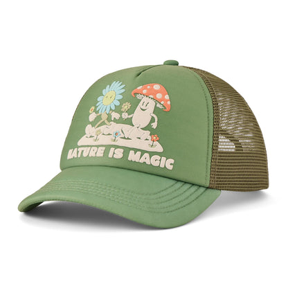 Life is Good Kids Nature is Magic Friends Kids Trucker-Accessories - Hats - Kids-Life is Good-Appalachian Outfitters