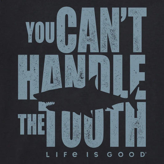 Life is Good Men's Can't Handle the Tooth Stack Short Sleeve Tee-Men's - Clothing - Tops-Life is Good-Appalachian Outfitters
